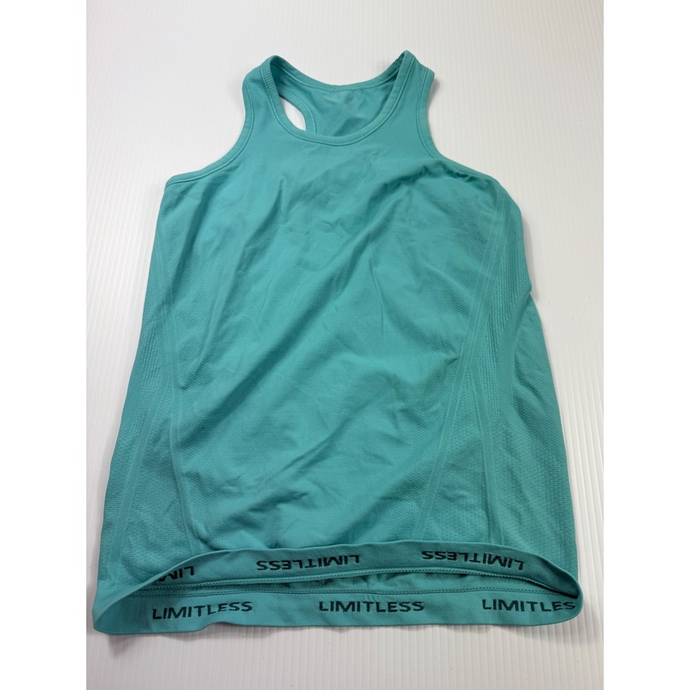 Athleta Limitless Tank Top Racerback Athletic Sleeveless Teal Activewear S